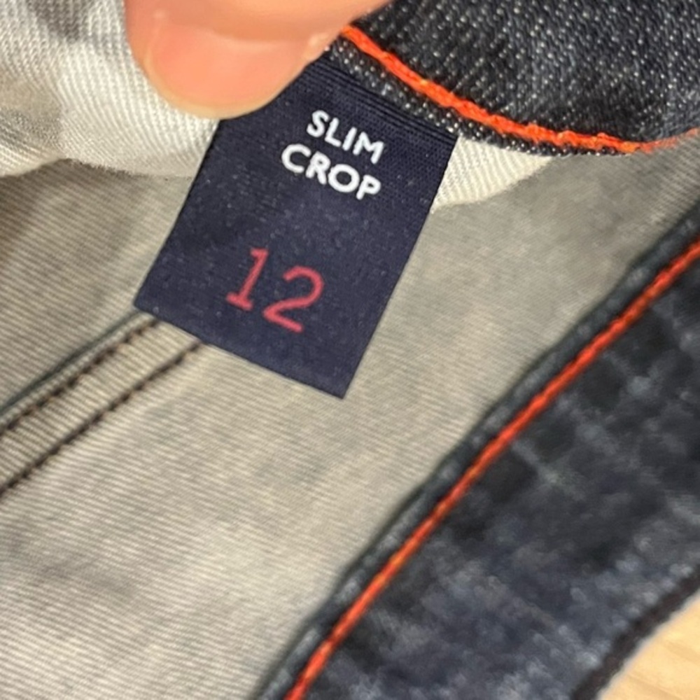 Tommy Hilfiger Slim Crop Blue Denim Jeans 12 - Picture 9 of 11